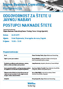 Conference: Responsibility for damage in public procurement Conference: Responsibility for damage in public procurement