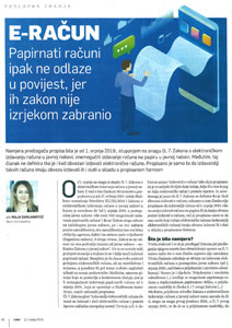 Maja Damjanović - E-račun - papiranti računi ne odlaze u povijest, jer ih zakon nije izrjekom zabranio Maja Damjanović - E-račun - papiranti računi ne odlaze u povijest, jer ih zakon nije izrjekom zabranio